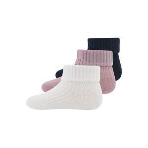 EWERS Ponožky  marine modrá / růže / bílá