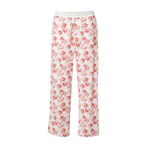 Calvin Klein Underwear Pyžamové kalhoty 'CK One'  bílá / světle šedá / grenadina