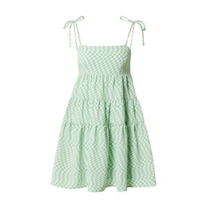 Fashion Union Letní šaty 'Sheryl'  bílá / zelená