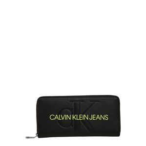 Calvin Klein Jeans Peněženka  černá / kiwi
