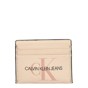 Calvin Klein Jeans Pouzdro  tělová / starorůžová / černá