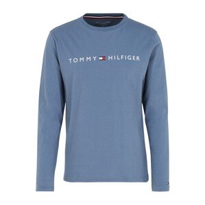 Tommy Hilfiger Underwear Tílko 'CN LS Tee Logo'  námořnická modř / chladná modrá / červená / bílá
