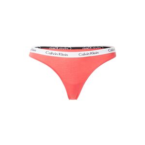 Calvin Klein Underwear Tanga  červená / bílá / černá