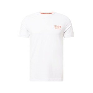 EA7 Emporio Armani Funkční tričko  bílá / korálová