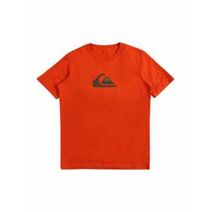 QUIKSILVER Funkční tričko  oranžová / černá / zelená