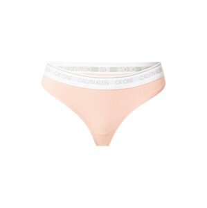 Calvin Klein Underwear Tanga  růžová / bílá / světle šedá