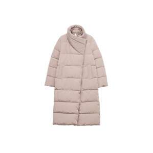 MANGO Zimní kabát  pastelová fialová