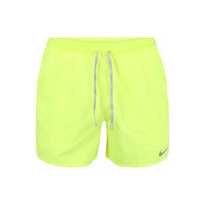 NIKE Sportovní kalhoty 'Flex Stride'  svítivě žlutá / šedá