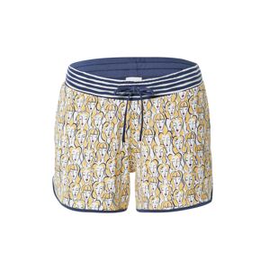 Mey Pyžamové kalhoty 'Samantha'  námořnická modř / zlatá / bílá