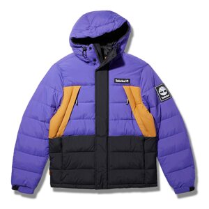 TIMBERLAND Zimní bunda  černá / fialová / tmavě béžová