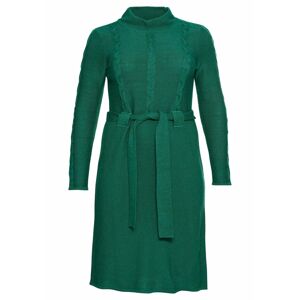 SHEEGO Úpletové šaty  zelená