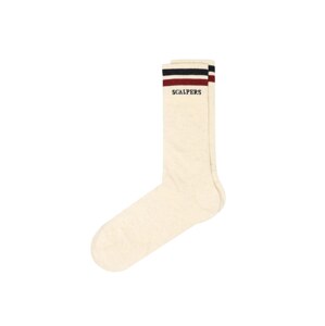 Scalpers Ponožky  offwhite / marine modrá / červená