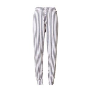 CALIDA Pyžamové kalhoty  chladná modrá / broskvová / bílá