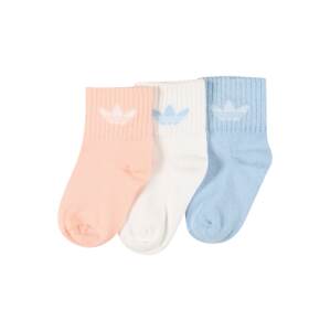 ADIDAS ORIGINALS Ponožky  bílá / broskvová / světlemodrá