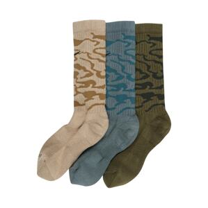 NIKE Sportovní ponožky  béžová / chladná modrá / khaki
