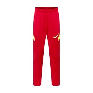 NIKE Sportovní kalhoty 'Strike'  žlutá / ohnivá červená