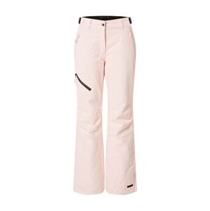 ICEPEAK Sportovní kalhoty 'CURLEW' pastelově růžová / černá