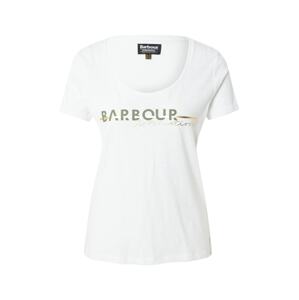 Barbour International Tričko 'Chicane'  bílá / zlatá