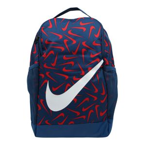 Nike Sportswear Batoh 'Brasilia'  modrá / světle červená / bílá