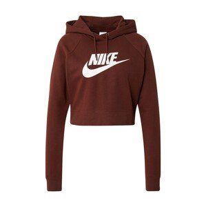 Nike Sportswear Mikina  burgundská červeň / bílá