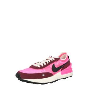 Nike Sportswear Tenisky  pink / černá / bordó