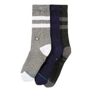 Stance Sportovní ponožky 'THE JOVEN'  šedá / tmavě šedá / bílá / tmavě modrá