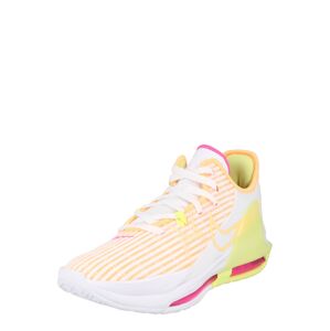 NIKE Sportovní boty 'LeBron Witness 6'  bílá / žlutá / oranžová / pink
