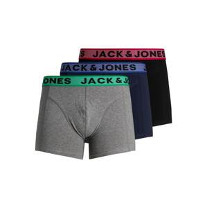 JACK & JONES Boxerky 'Jacian'  námořnická modř / šedý melír / mix barev / černá