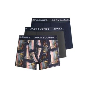 JACK & JONES Boxerky  námořnická modř / šedá / mix barev