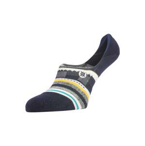 Stance Sportovní ponožky 'TUCKER NO SHOW'  námořnická modř / tyrkysová / bílá / žlutá