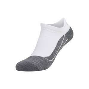 FALKE Sportovní ponožky  bílá / šedý melír