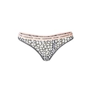 Calvin Klein Underwear Tanga  černá / bílá / růžová