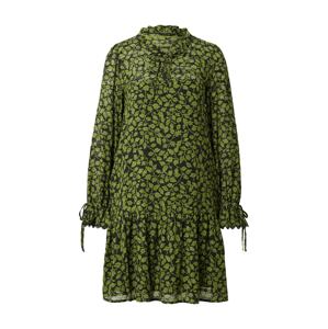 Salsa Košilové šaty 'Fontana'  zelená / černá