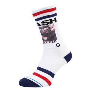 Stance Ponožky 'CASH AMERICAN REBEL'  bílá / antracitová / námořnická modř / červená