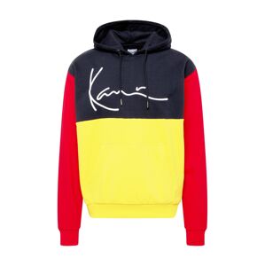 Karl Kani Mikina 'Signature Block Teddy'  žlutá / tmavě modrá / červená