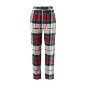 ETAM Pyžamové kalhoty 'THEO'  zelená / červená / krémová