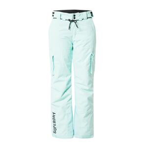 Superdry Snow Sportovní kalhoty 'Ultimate Rescue'  aqua modrá / černá / bílá