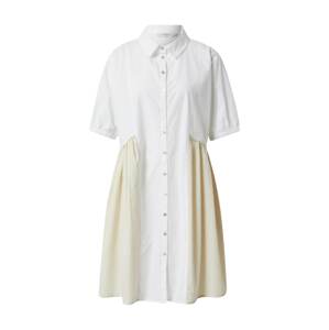 Cream Košilové šaty 'Humla'  béžová / bílá