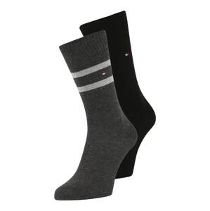 Tommy Hilfiger Underwear Ponožky  černá / šedý melír / bílá / červená / tmavě modrá