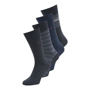 TOMMY HILFIGER Ponožky  marine modrá / šedý melír / chladná modrá