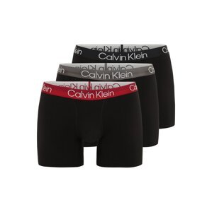 Calvin Klein Underwear Boxerky  černá / červená / tmavě šedá / bílá
