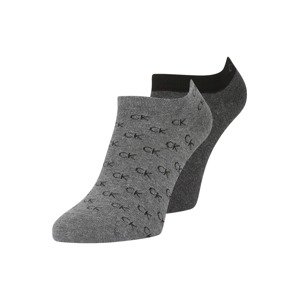 Calvin Klein Underwear Ponožky  šedý melír / tmavě šedá