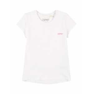 ESPRIT T-Shirt  bílá / pink