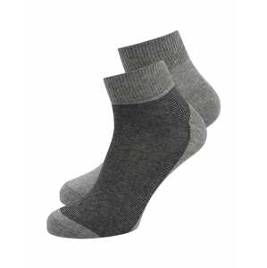 LEVI'S Ponožky  tmavě šedá / šedý melír