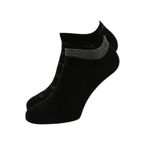 Calvin Klein Underwear Ponožky  tmavě šedá / černá