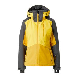 ICEPEAK Outdoorová bunda 'CAMPUS'  žlutá / tmavě šedá / meruňková