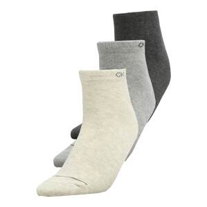 Calvin Klein Underwear Ponožky  krémová / šedá / tmavě šedá