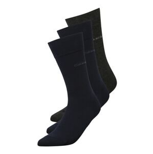 Calvin Klein Underwear Ponožky  námořnická modř / černý melír