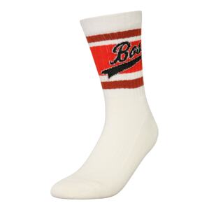 BOSS Black Ponožky 'RUSSELL'  bílá / červená / černá