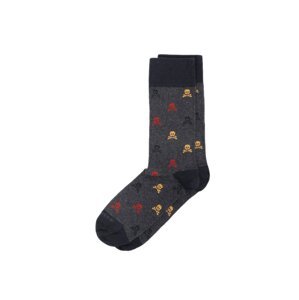 Scalpers Ponožky  žlutá / antracitová / červená
